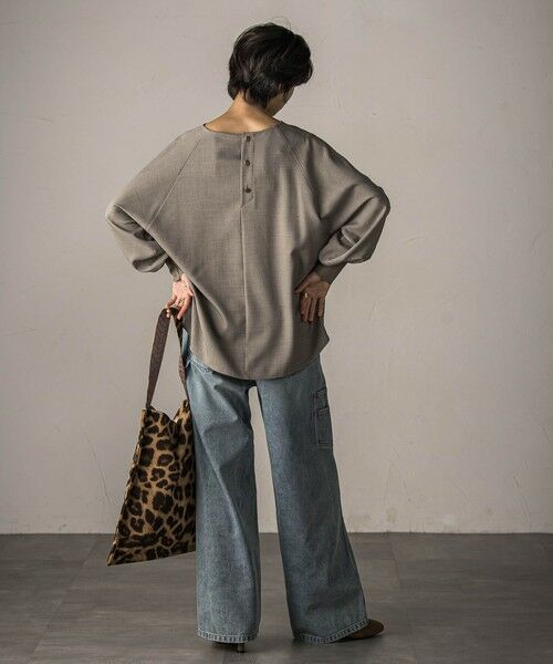 MAYSON GREY / メイソングレイ シャツ・ブラウス | 【一瞬で楽とキレイを叶える】ドルマンブラウス≪手洗い可能/セットアップ対応≫ | 詳細13