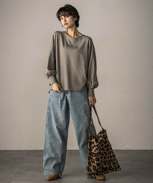 MAYSON GREY / メイソングレイ シャツ・ブラウス | 【一瞬で楽とキレイを叶える】ドルマンブラウス≪手洗い可能/セットアップ対応≫ | 詳細15