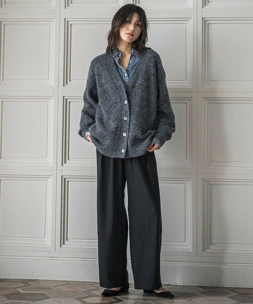 MAYSON GREY / メイソングレイ シャツ・ブラウス | バイオシルクデニムオーバーシャツ≪洗濯機で洗える/セットアップ対応≫ | 詳細12