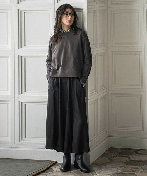 MAYSON GREY / メイソングレイ シャツ・ブラウス | バイオシルクデニムオーバーシャツ≪洗濯機で洗える/セットアップ対応≫ | 詳細13