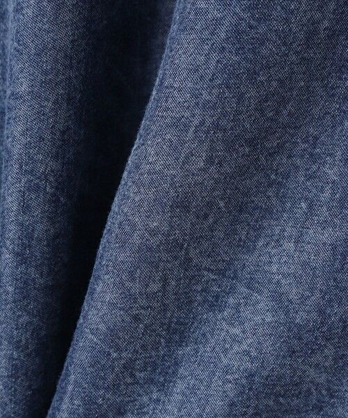 MAYSON GREY / メイソングレイ シャツ・ブラウス | バイオシルクデニムオーバーシャツ≪洗濯機で洗える/セットアップ対応≫ | 詳細19