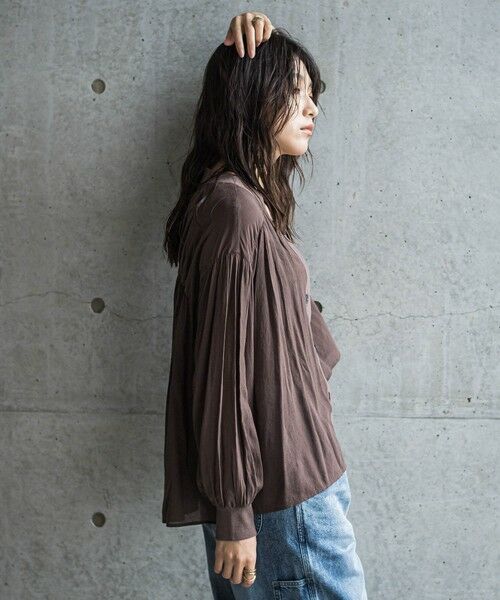 MAYSON GREY / メイソングレイ シャツ・ブラウス | シアーブラウスカーディガン≪手洗い可能≫ | 詳細24