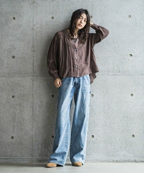 MAYSON GREY / メイソングレイ シャツ・ブラウス | シアーブラウスカーディガン≪手洗い可能≫ | 詳細27