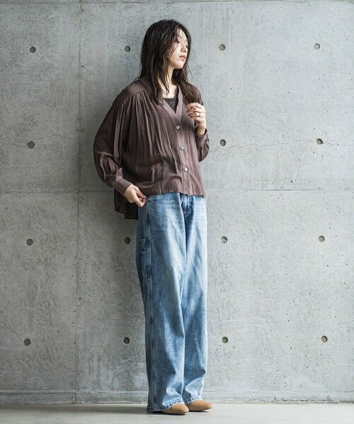 MAYSON GREY / メイソングレイ シャツ・ブラウス | シアーブラウスカーディガン≪手洗い可能≫ | 詳細28