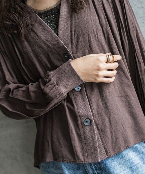 MAYSON GREY / メイソングレイ シャツ・ブラウス | シアーブラウスカーディガン≪手洗い可能≫ | 詳細30