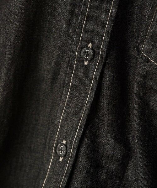 MAYSON GREY / メイソングレイ シャツ・ブラウス | 【WEB限定】ドロストクロップドデニムシャツ≪洗濯機で洗える≫ | 詳細9