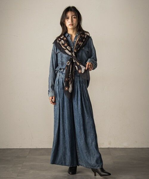 MAYSON GREY / メイソングレイ マフラー・ショール・スヌード・ストール | セパレートプリントストール | 詳細3