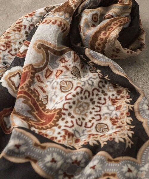 MAYSON GREY / メイソングレイ マフラー・ショール・スヌード・ストール | セパレートプリントストール | 詳細4