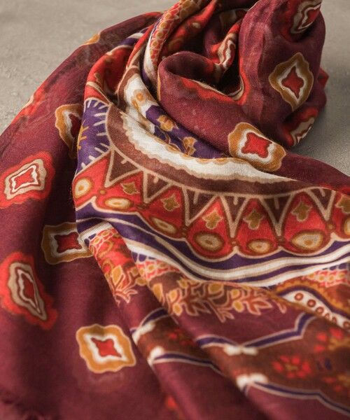 MAYSON GREY / メイソングレイ マフラー・ショール・スヌード・ストール | セパレートプリントストール | 詳細7