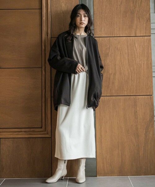 MAYSON GREY / メイソングレイ ロング・マキシ丈ワンピース | スウェード×ニットスカートセットアップ≪手洗い可能≫ | 詳細8