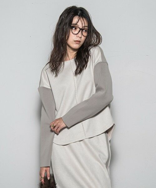 MAYSON GREY / メイソングレイ ロング・マキシ丈ワンピース | スウェード×ニットスカートセットアップ≪手洗い可能≫ | 詳細18