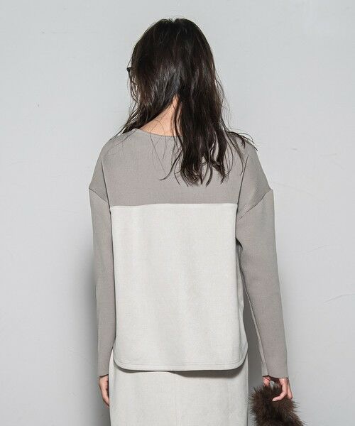 MAYSON GREY / メイソングレイ ロング・マキシ丈ワンピース | 【新色追加】スウェード調×ニットスカートセットアップ≪手洗い可能≫ | 詳細19