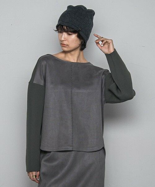 MAYSON GREY / メイソングレイ ロング・マキシ丈ワンピース | スウェード×ニットスカートセットアップ≪手洗い可能≫ | 詳細28