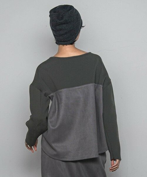 MAYSON GREY / メイソングレイ ロング・マキシ丈ワンピース | スウェード×ニットスカートセットアップ≪手洗い可能≫ | 詳細29