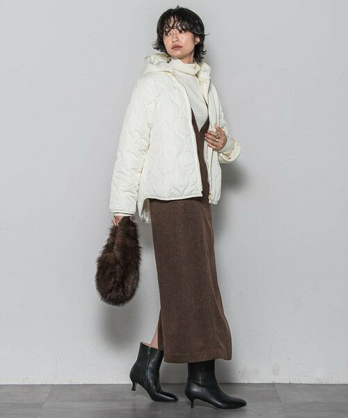 MAYSON GREY / メイソングレイ ロング・マキシ丈ワンピース | ライトツイードジャンパードレス≪手洗い可能≫ | 詳細13