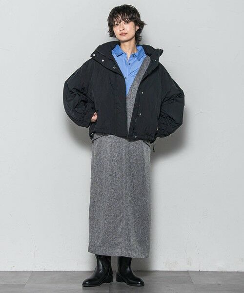 MAYSON GREY / メイソングレイ ロング・マキシ丈ワンピース | ライトツイードジャンパードレス≪手洗い可能≫ | 詳細19