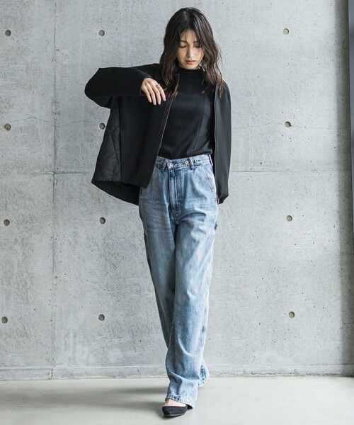 MAYSON GREY / メイソングレイ テーラードジャケット | ダンボール×キルティングミドルノーカラーブルゾン | 詳細6