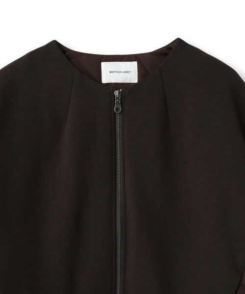 MAYSON GREY / メイソングレイ テーラードジャケット | ダンボール×キルティングミドルノーカラーブルゾン | 詳細24