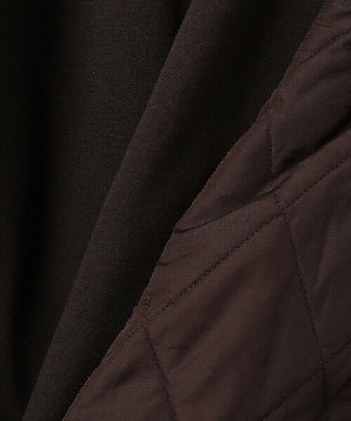MAYSON GREY / メイソングレイ テーラードジャケット | ダンボール×キルティングロングノーカラーブルゾン | 詳細23
