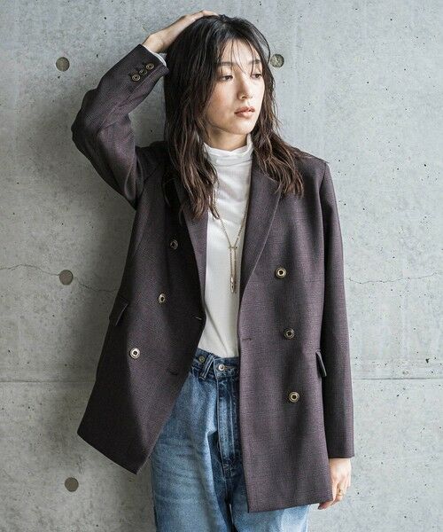 MAYSON GREY / メイソングレイ テーラードジャケット | ダブルブレストジャケット | 詳細10