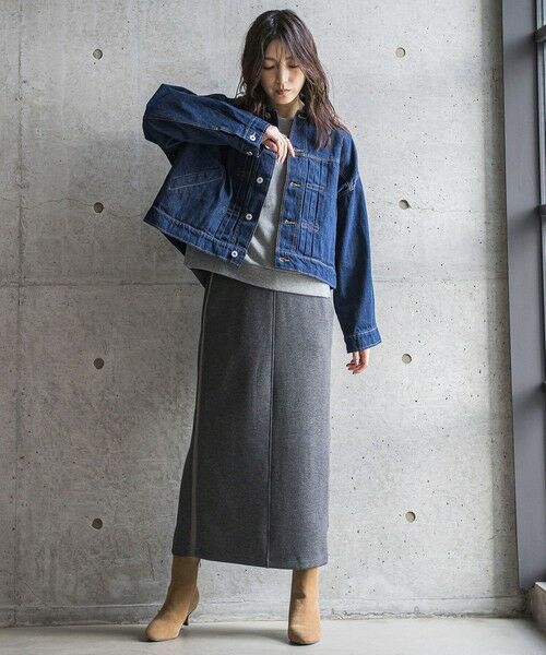 MAYSON GREY / メイソングレイ テーラードジャケット | 【WEB限定】デニムクロップドジャケット≪洗濯機で洗える≫ | 詳細15