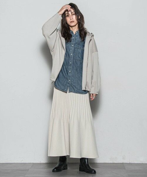 MAYSON GREY / メイソングレイ テーラードジャケット | 【WEB限定】フードジップダンボールパーカー≪手洗い可能≫ | 詳細11