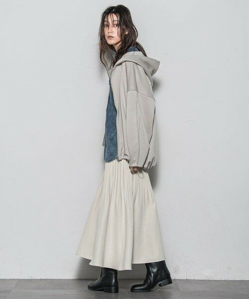 MAYSON GREY / メイソングレイ テーラードジャケット | 【WEB限定】フードジップダンボールパーカー≪手洗い可能≫ | 詳細14