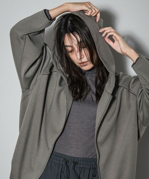 MAYSON GREY / メイソングレイ テーラードジャケット | 【WEB限定】フードジップダンボールパーカー≪手洗い可能≫ | 詳細17