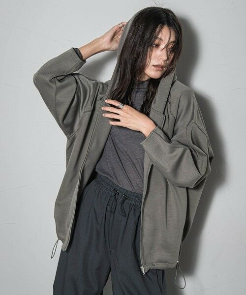 MAYSON GREY / メイソングレイ テーラードジャケット | 【WEB限定】フードジップダンボールパーカー≪手洗い可能≫ | 詳細16