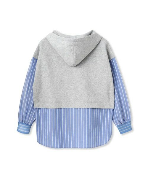 MAYSON GREY / メイソングレイ カットソー | ストライプシャツドッキングスキッパーフーディプルオーバー≪洗濯機で洗える≫ | 詳細19