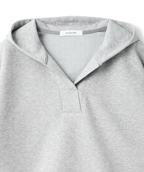 MAYSON GREY / メイソングレイ カットソー | ストライプシャツドッキングスキッパーフーディプルオーバー≪洗濯機で洗える≫ | 詳細20