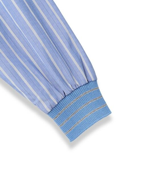 MAYSON GREY / メイソングレイ カットソー | ストライプシャツドッキングスキッパーフーディプルオーバー≪洗濯機で洗える≫ | 詳細21