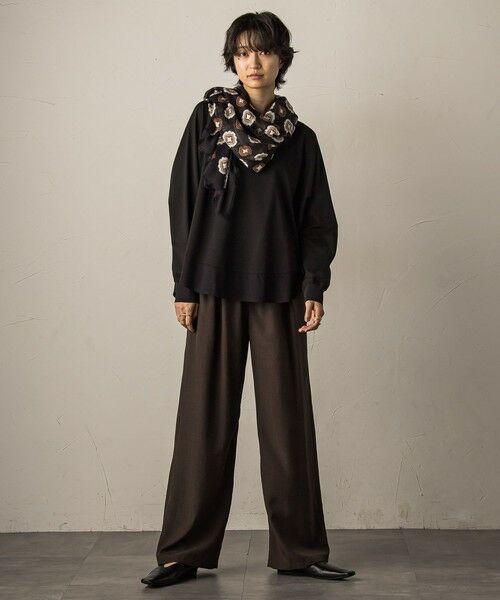 MAYSON GREY / メイソングレイ カットソー | ポンチローマラウンドヘム裾ドッキングプルオーバー≪洗濯機で洗える≫ | 詳細14