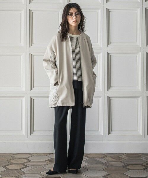 MAYSON GREY / メイソングレイ カットソー | ポンチローマラウンドヘム裾ドッキングプルオーバー≪洗濯機で洗える≫ | 詳細23