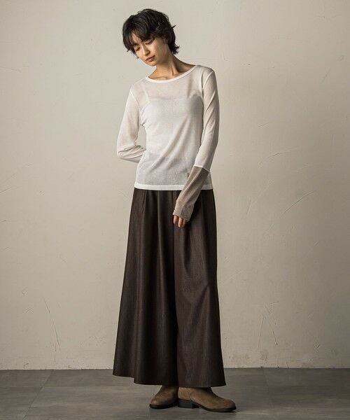 MAYSON GREY / メイソングレイ カットソー | ラメカフスインナー≪洗濯機で洗える≫ | 詳細4