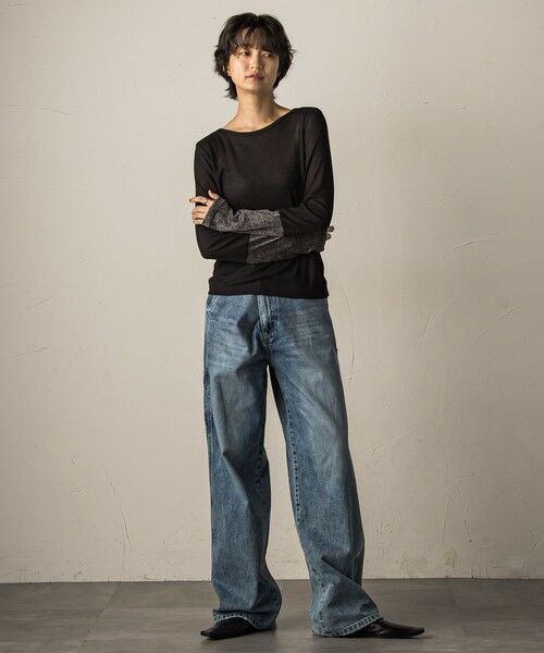 MAYSON GREY / メイソングレイ カットソー | ラメカフスインナー≪洗濯機で洗える≫ | 詳細15