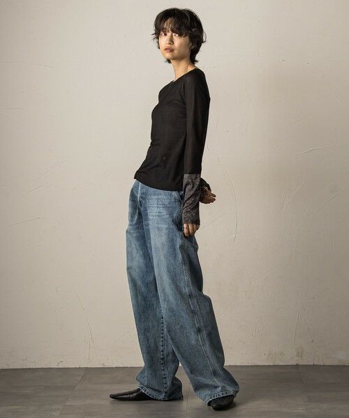 MAYSON GREY / メイソングレイ カットソー | ラメカフスインナー≪洗濯機で洗える≫ | 詳細17