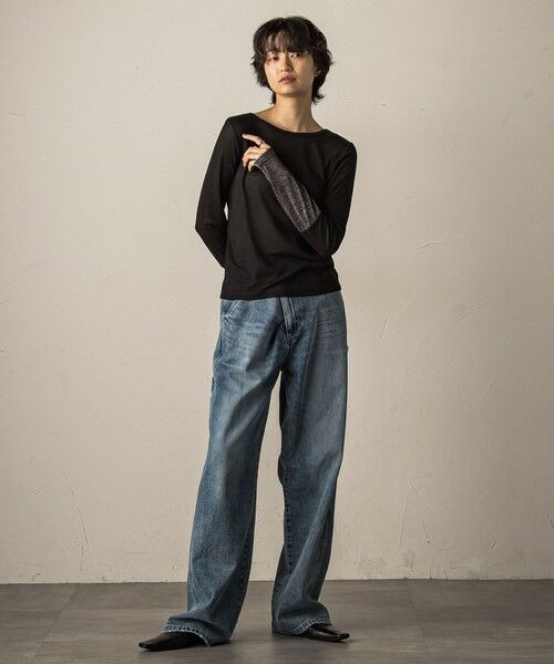 MAYSON GREY / メイソングレイ カットソー | ラメカフスインナー≪洗濯機で洗える≫ | 詳細18