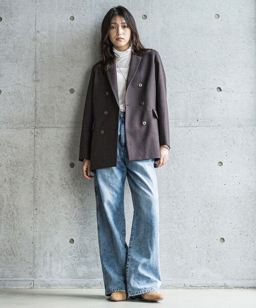 MAYSON GREY / メイソングレイ カットソー | メランジリブタートルネックプルオーバー≪手洗い可能≫ | 詳細4