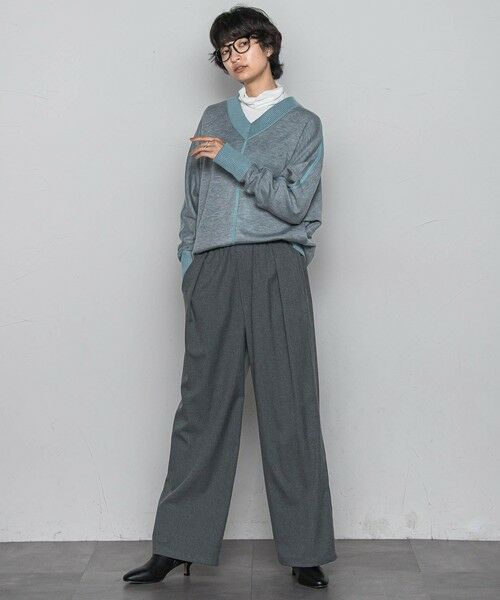 MAYSON GREY / メイソングレイ カットソー | メランジリブタートルネックプルオーバー≪手洗い可能≫ | 詳細12