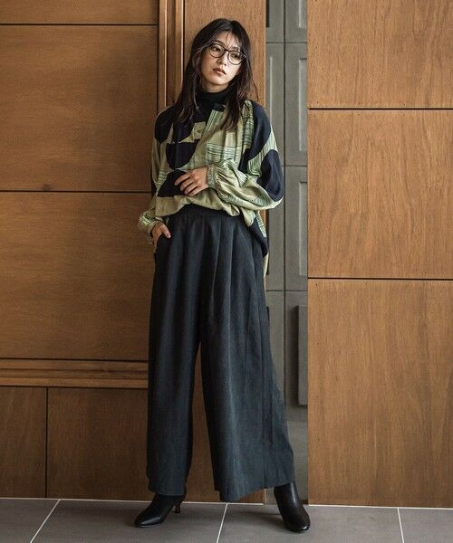 MAYSON GREY / メイソングレイ カットソー | 【新色追加】メランジリブタートルネックプルオーバー≪手洗い可能≫ | 詳細21