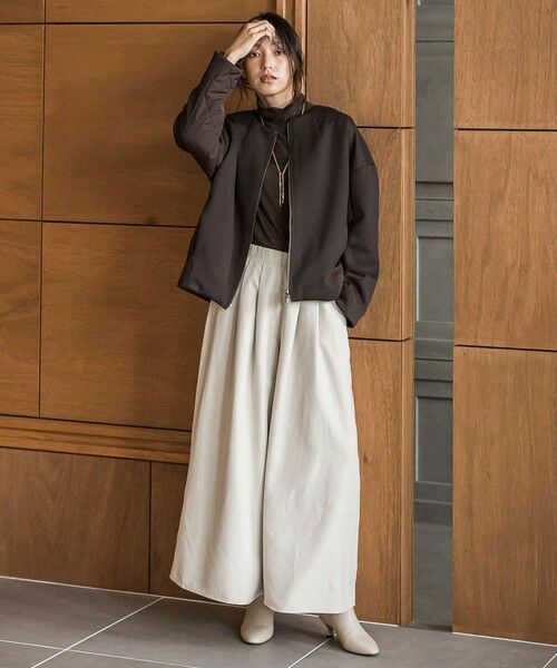 MAYSON GREY / メイソングレイ カットソー | 【新色追加】メランジリブタートルネックプルオーバー≪手洗い可能≫ | 詳細30