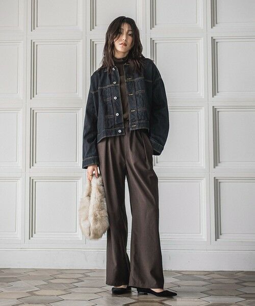 MAYSON GREY / メイソングレイ カットソー | メランジリブタートルネックプルオーバー≪手洗い可能≫ | 詳細29