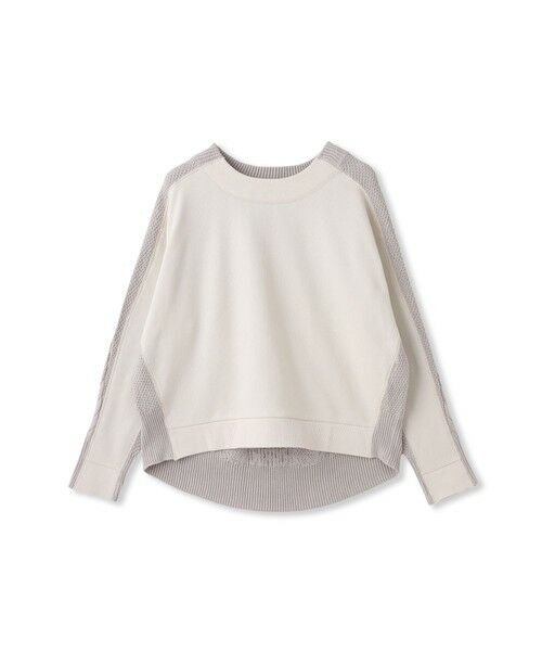 MAYSON GREY / メイソングレイ カットソー | 【WEB限定】裏毛×ニット前後ドッキングプルオーバー≪手洗い可能≫ | 詳細7