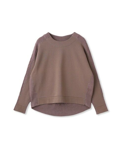 MAYSON GREY / メイソングレイ カットソー | 【WEB限定】裏毛×ニット前後ドッキングプルオーバー≪手洗い可能≫ | 詳細18