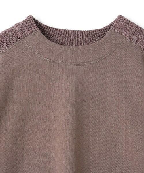 MAYSON GREY / メイソングレイ カットソー | 【WEB限定】裏毛×ニット前後ドッキングプルオーバー≪手洗い可能≫ | 詳細20