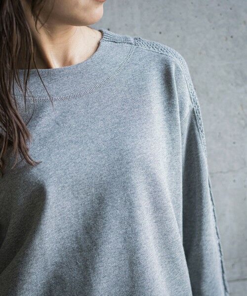 MAYSON GREY / メイソングレイ カットソー | 【WEB限定】裏毛×ニット前後ドッキングプルオーバー≪手洗い可能≫ | 詳細29