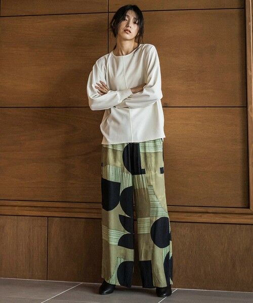 MAYSON GREY / メイソングレイ その他パンツ | IPEKER幾何柄イージーワイドパンツ≪手洗い可能≫ | 詳細4
