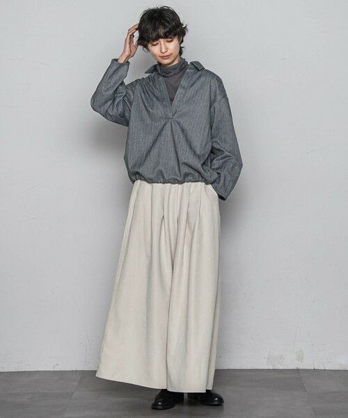 MAYSON GREY / メイソングレイ その他パンツ | 【新色追加】【ゆるっと上品】私に似合うキュロットパンツ≪手洗い可能≫ | 詳細12