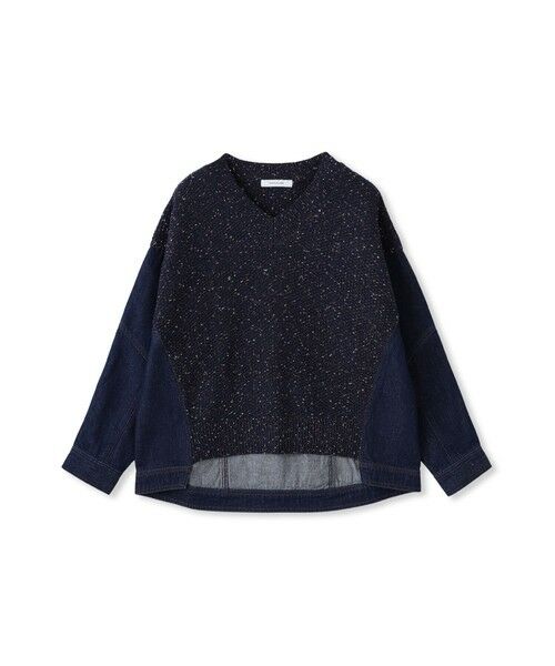 MAYSON GREY / メイソングレイ ニット・セーター | デニムドッキングニットプルオーバー≪手洗い可能≫ | 詳細13